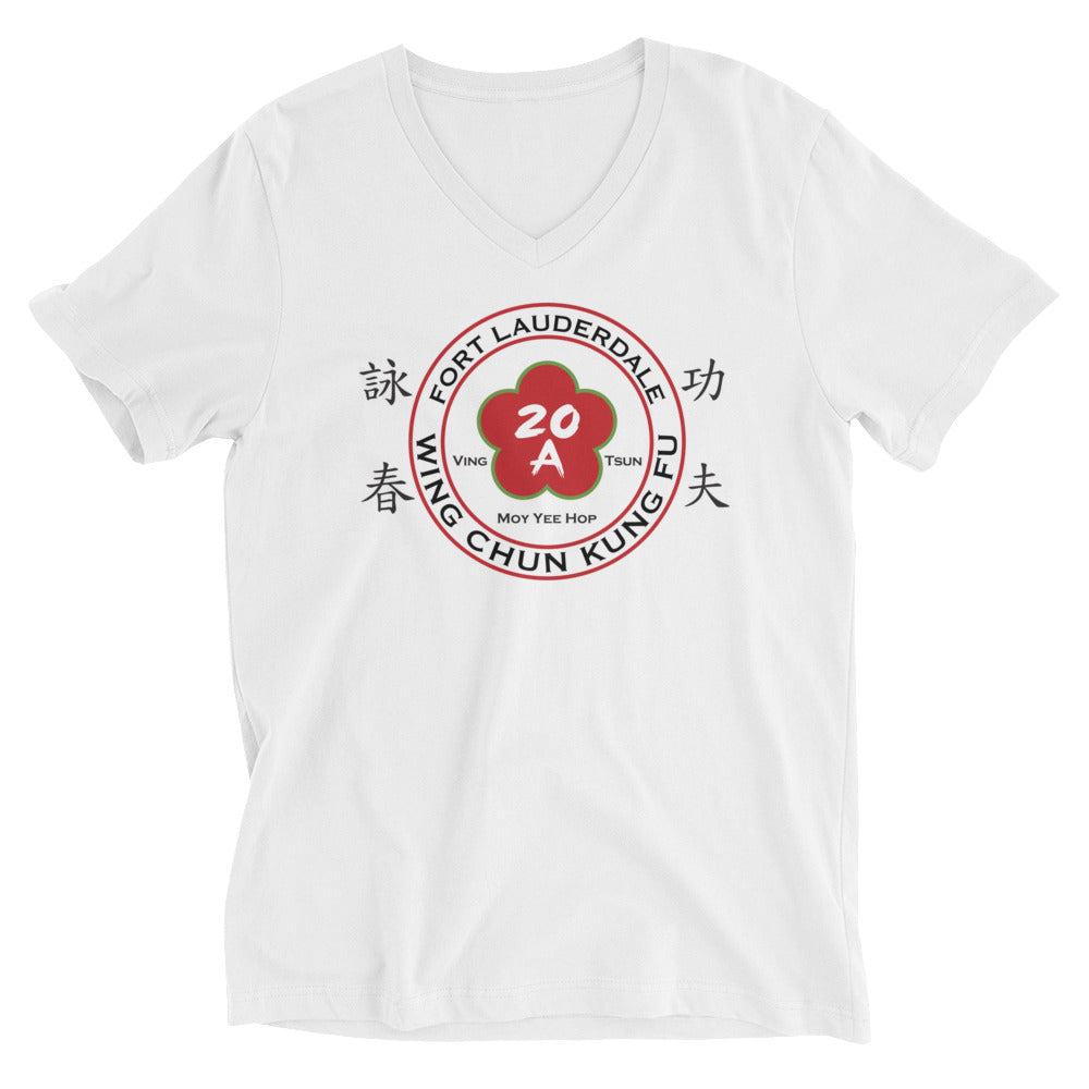 Unisex Short Sleeve V-Neck T-Shirt Fort Lauderdale